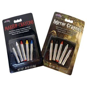 Fun World Horror Makeup 10-Crayons Create Pirates Vampires Zombies or Fairies!